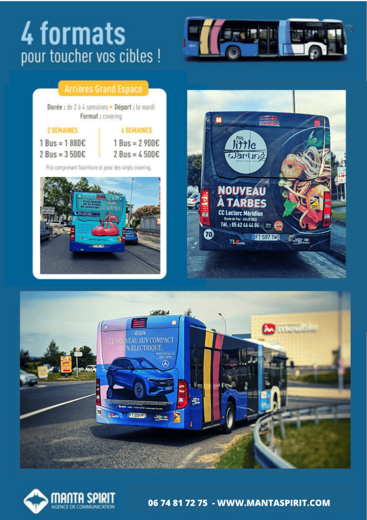 regie affichage bus tarbes lourdes