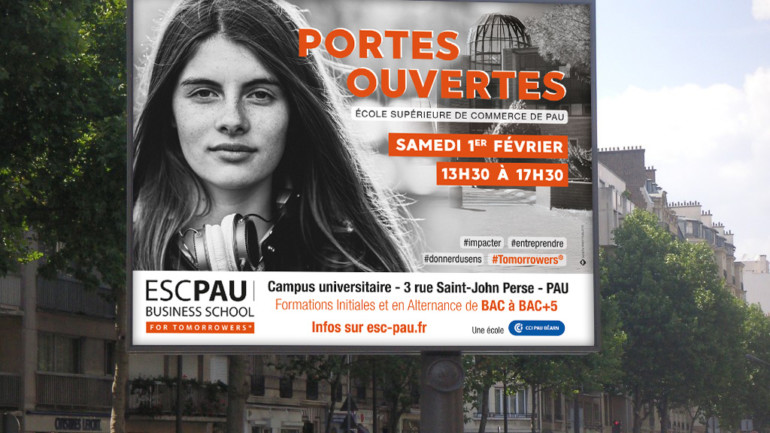 campagne d affichage esc Pau