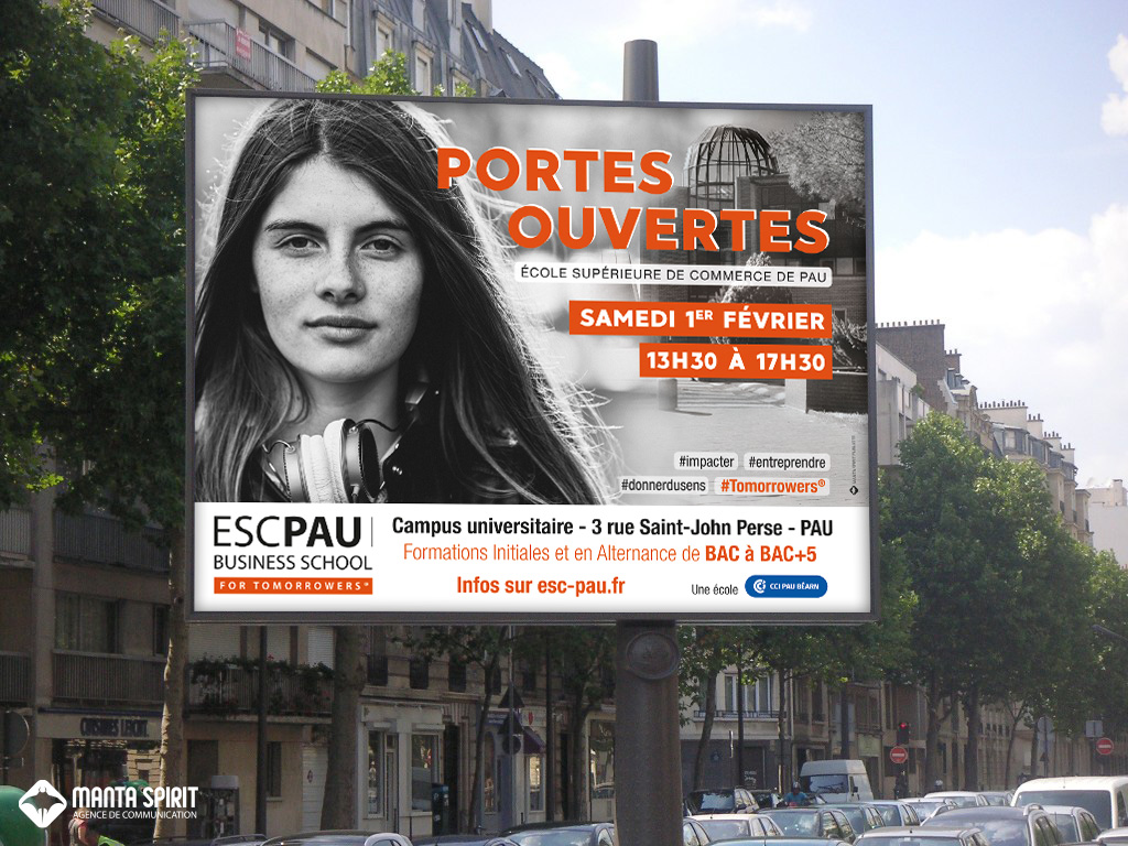 campagne d affichage esc Pau