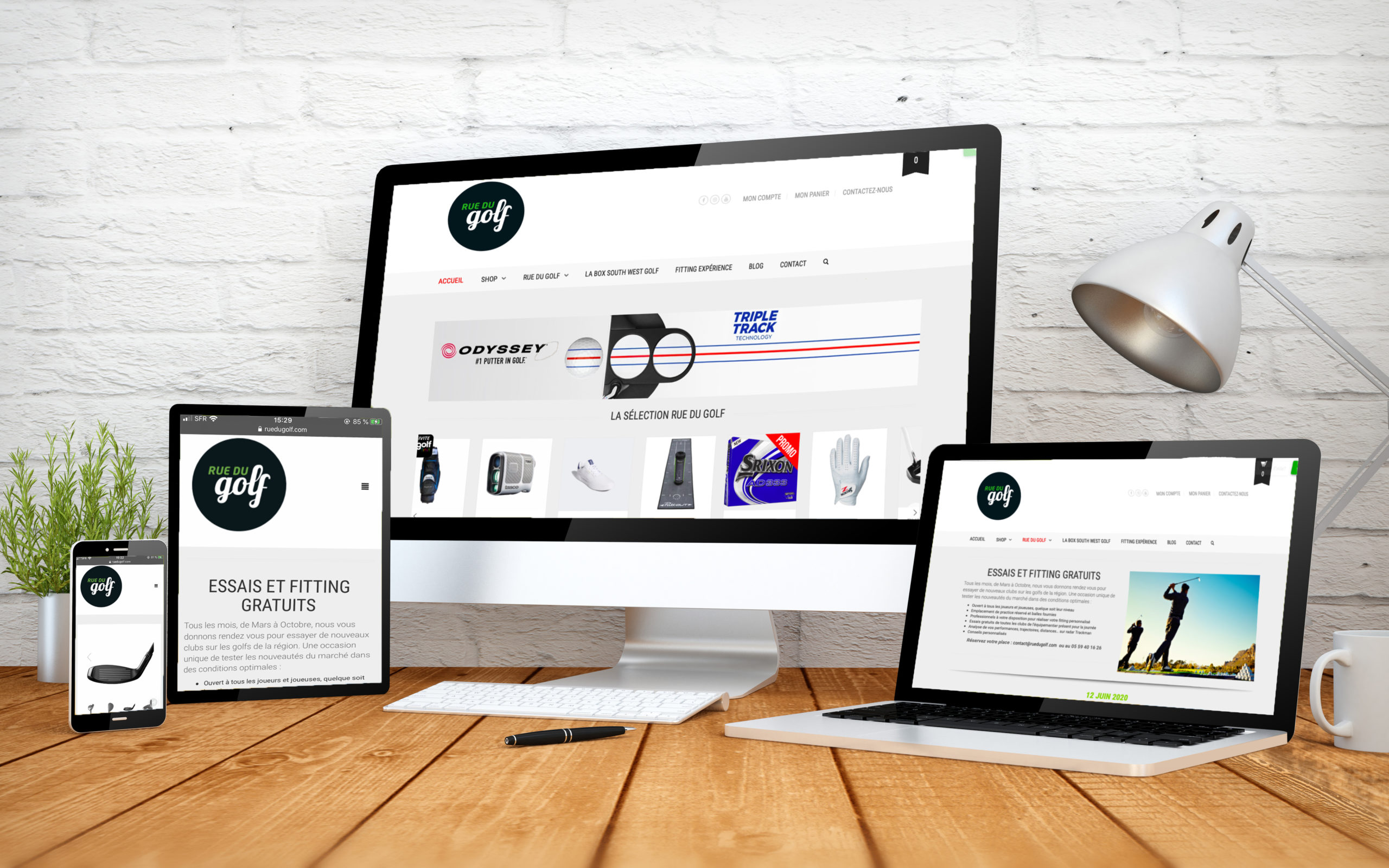 site e-commerce golf